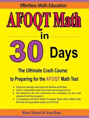 cover image of AFOQT Math in 30 Days